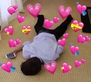 😍 emoji (⁠ ⁠◜⁠‿⁠◝⁠ ⁠)⁠♡ Telegram sticker 13 of 42