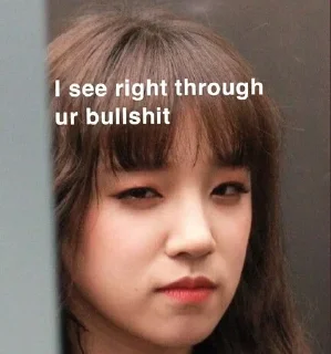 🤨 emoji #(G)i-dle от @solaliaa Telegram sticker 22 of 43