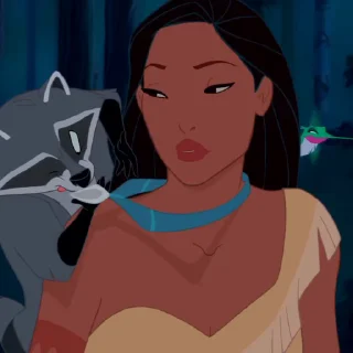 🪶 emoji @CloobHub <- Pocahontas Telegram sticker 16 of 85