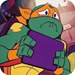 😥 emoji Микеланджело🧡 Telegram sticker 9 of 50