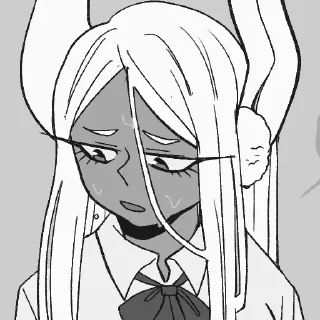 😞 emoji 🐰 miruko Telegram sticker 21 of 34