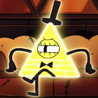 😑 emoji Bill Cipher @X4DCC72 Telegram sticker 6 of 25