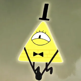 🤭 emoji Bill Cipher @X4DCC72 Telegram sticker 17 of 25