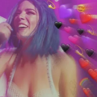 😂 emoji Halsey Telegram sticker 9 of 48