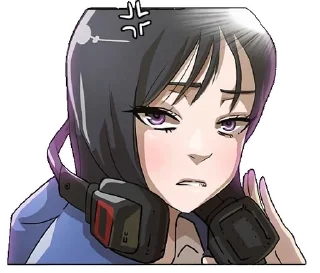 😠 emoji GIRLFRCH @dunteksrs Telegram sticker 15 of 90