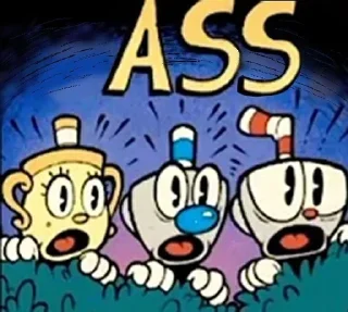 Sticker from Casino cups @Cupheadart
