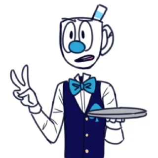 🤨 emoji Casino cups @Cupheadart Telegram sticker 21 of 76