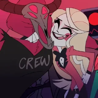 🤗 emoji @Earth928B <- больше стиков Чарли Отель Хазбин Telegram sticker 20 of 75