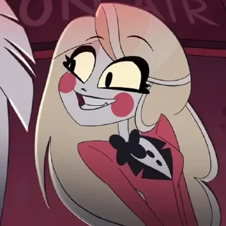 😁 emoji @Earth928B <- больше стиков Чарли Отель Хазбин Telegram sticker 8 of 75