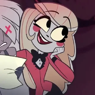 🤩 emoji @Earth928B <- больше стиков Чарли Отель Хазбин Telegram sticker 10 of 75
