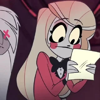 😐 emoji @Earth928B <- больше стиков Чарли Отель Хазбин Telegram sticker 12 of 75