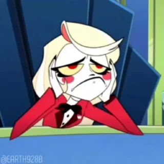 ☹️ emoji Hazbin Hotel • @Earth928B Telegram sticker 24 of 50