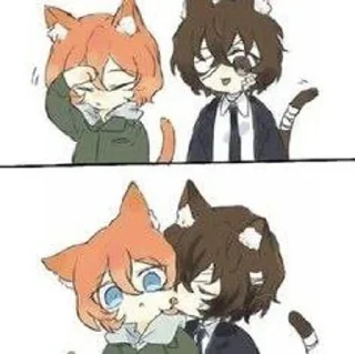 🌟 emoji Чуя котик || БСД Telegram sticker 22 of 25