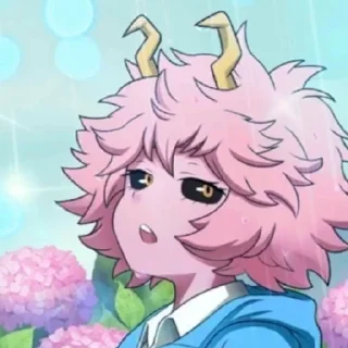 😔 emoji Мина Ашидо Telegram sticker 21 of 60