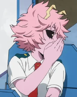 🤭 emoji Мина Ашидо 🌸 Telegram sticker 24 of 45