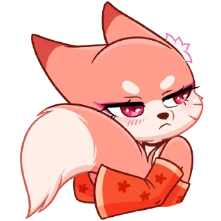 🌟 emoji кицунэ аи | @stickbyjenna Telegram sticker 9 of 47