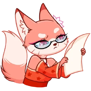 🌟 emoji кицунэ аи | @stickbyjenna Telegram sticker 14 of 47