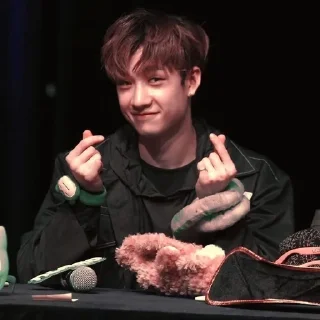 ❤️ emoji ~방찬~ Bang Chan Telegram sticker 10 of 120