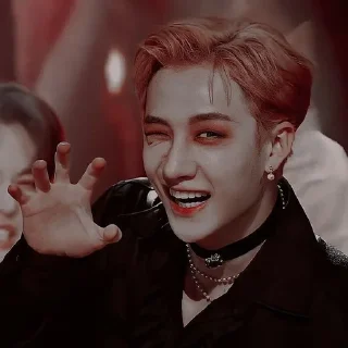 😽 emoji ~방찬~ Bang Chan Telegram sticker 11 of 120