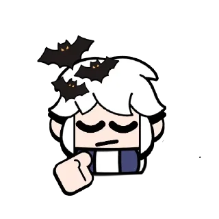 🤔 emoji Мрачный Уголок Telegram sticker 11 of 13