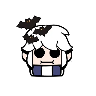 😐 emoji Мрачный Уголок Telegram sticker 12 of 13