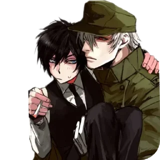 🐺 emoji Ганс Гюнше КАК ФЕТИШ+Мицуки Telegram sticker 11 of 120