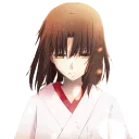 😌 emoji Kara no Kyoukai Telegram sticker 6 of 20