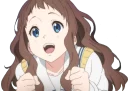 😃 emoji kyoukai no kanata Telegram sticker 7 of 42
