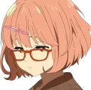 😞 emoji kyoukai no kanata Telegram sticker 24 of 42