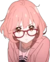 🤔 emoji kyoukai no kanata Telegram sticker 5 of 42