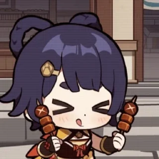 🔥 emoji `Сян Лин | @genshinbyevico Telegram sticker 20 of 22