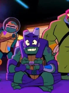 😁 emoji Donnie Rottmnt Telegram sticker 24 of 60