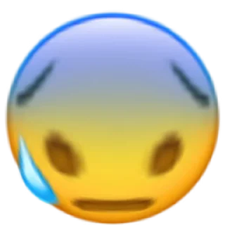 😰 emoji Emote-stickers Telegram sticker 10 of 20