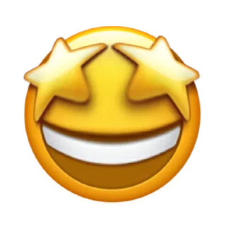 🤩 emoji Emote-stickers Telegram sticker 18 of 20