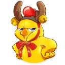 😑 emoji Chicken Chuu Telegram sticker 18 of 26
