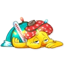 🤒 emoji Chicken Chuu Telegram sticker 15 of 26