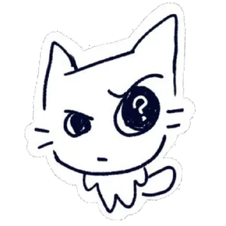 🤨 emoji silly cats 1.0 by @asart_707 Telegram sticker 9 of 15