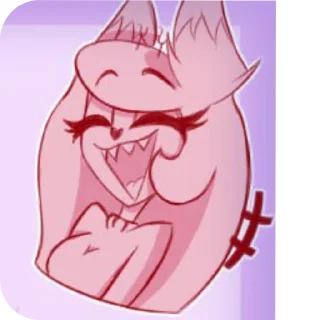 ❤ emoji Hazbin Hotel Fan Telegram sticker 13 of 18