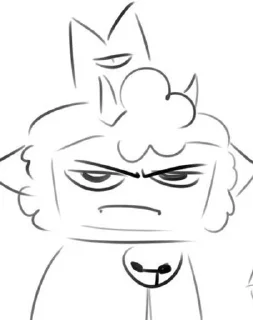 😠 emoji Культ ягненка Telegram sticker 5 of 89