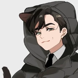😊 emoji Number Five by @stickerhut Telegram sticker 18 of 106