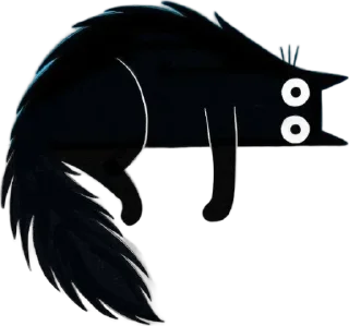 🌟 emoji Black cats Telegram sticker 20 of 28