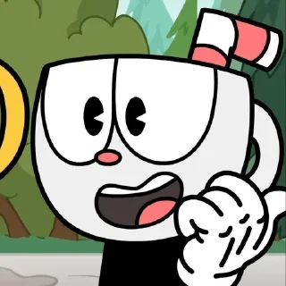 😀 emoji Cuphead dlc rap @cupheadmug Telegram sticker 23 of 59