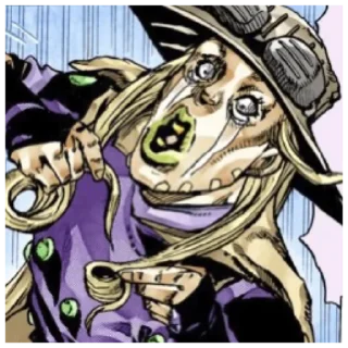 Sticker from gyro zeppeli