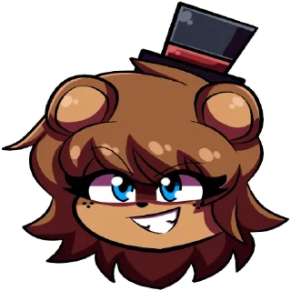 😁 emoji Freddy Fnia Telegram sticker 9 of 10