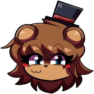 😙 emoji Freddy Fnia Telegram sticker 7 of 10