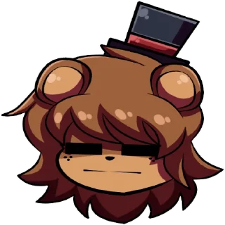 😑 emoji Freddy Fnia Telegram sticker 6 of 10