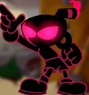 Sticker from NIGHTMARE CUPHEAD