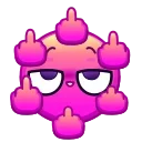 🖕 emoji @CLOOBHUB <- БОЛЬШЕ Telegram sticker 17 of 53