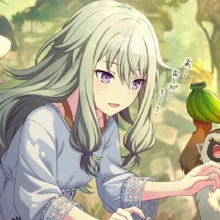 💚 emoji Kusanagi Nene! 💚 Telegram sticker 24 of 120