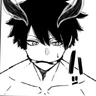 🌟 emoji Shiki Ichinose Темный Демон @Sanemus Telegram sticker 14 of 89